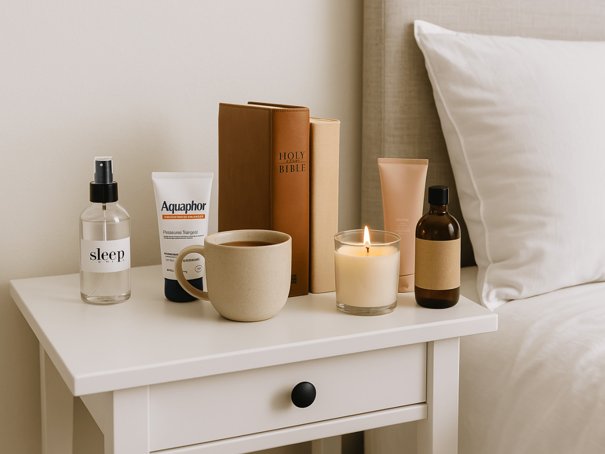My Nightstand Essentials: 8 Calming Things I Always Keep Nearby for a Peaceful Night